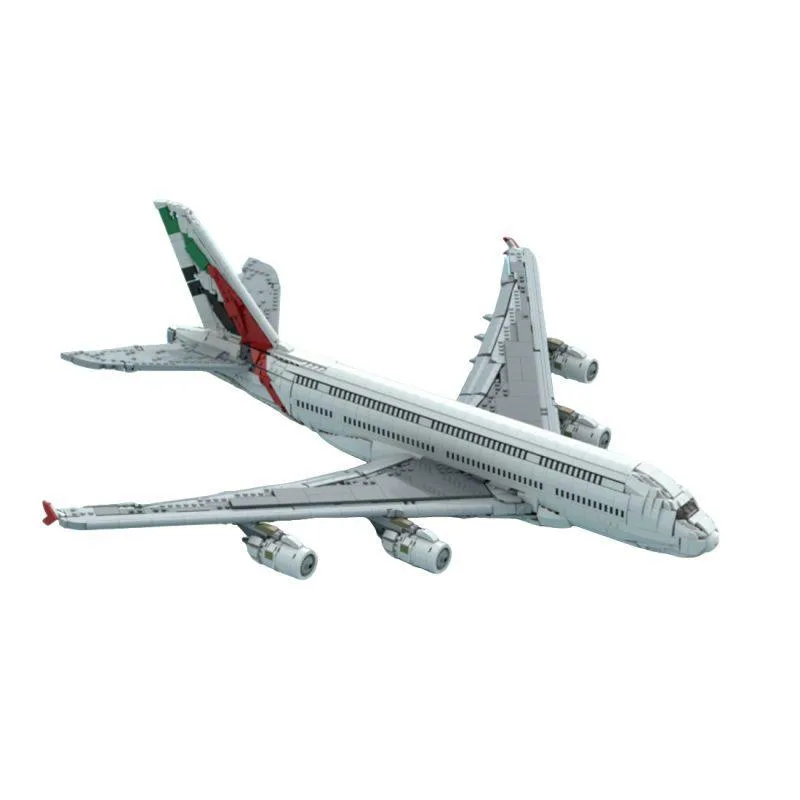 ZITIANYOUBUILD ZITIANYOUBUILD Emirates Airbus A380 Building Blocks Set 3788PCS MOC-235903 — product photo
