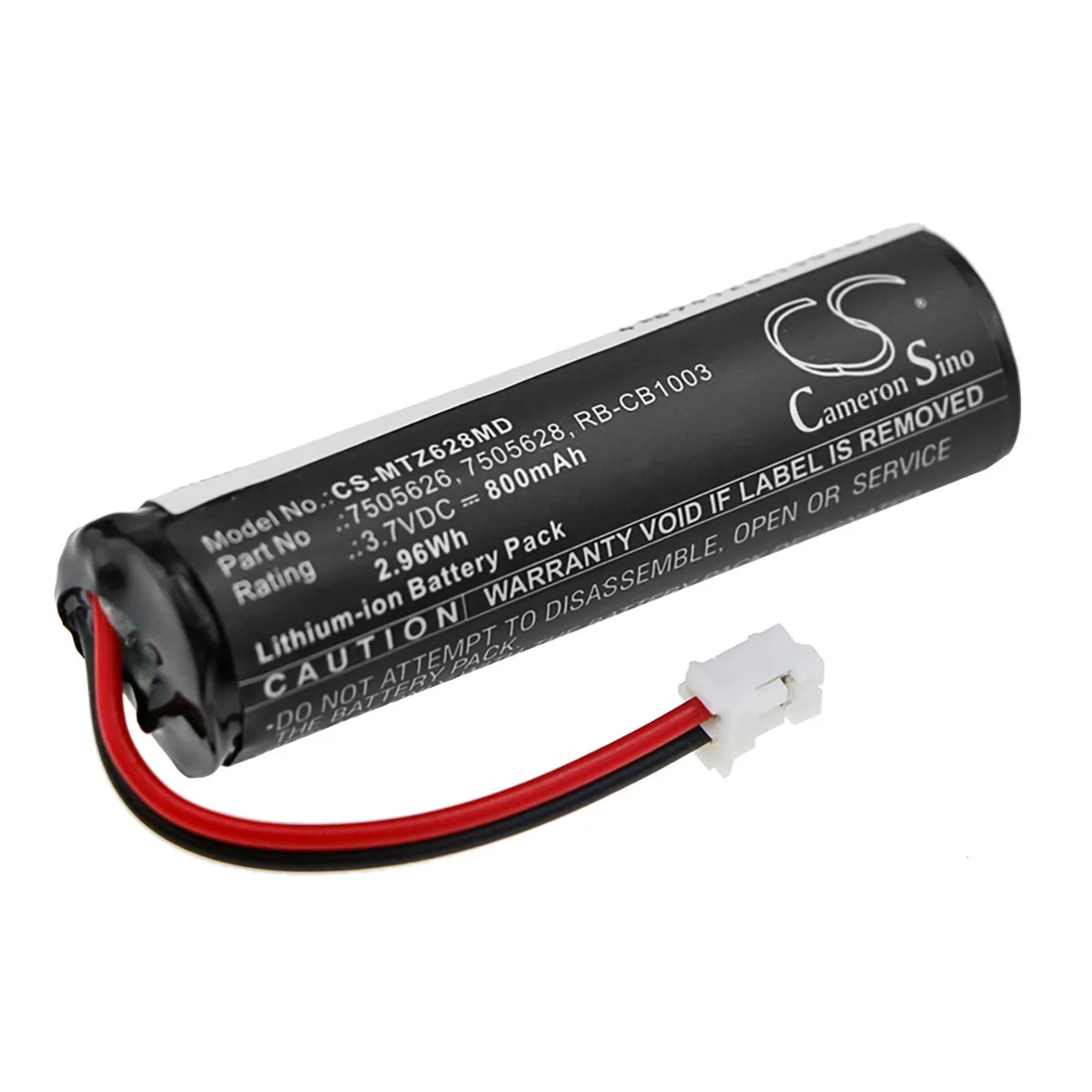 Cameron &amp; Co Cameron &amp; Co DS-CS-MTZ628MD Li-ion Battery 3.7V 800mAh Black — product photo