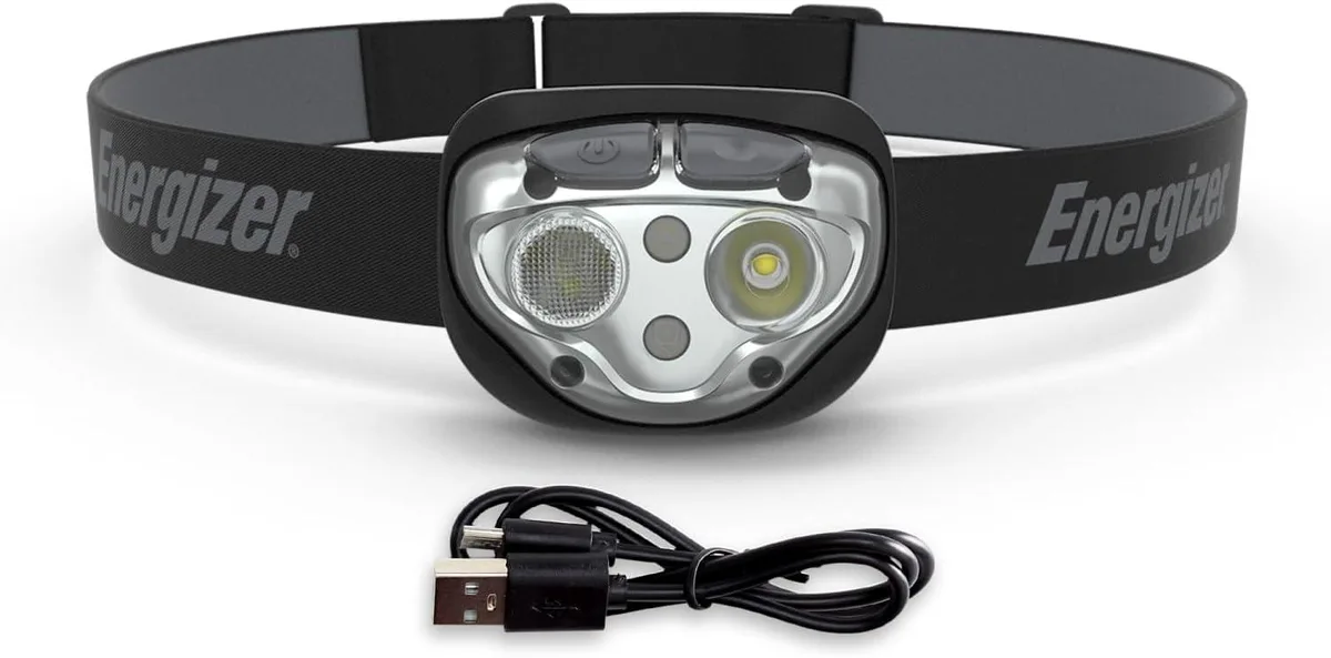 Granvela Pro400 rechargeable LED headlamp with adjustable strap
