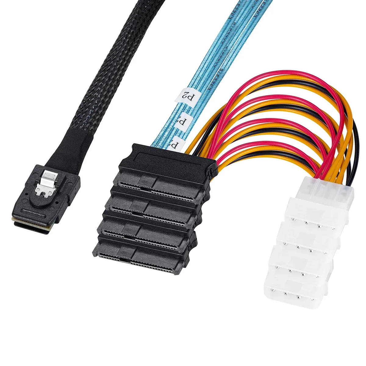 ETopSell ETopSell SFF-8087 36 Pin to 4x SFF-8482 29 Pin SAS Cable 0.5M — product photo