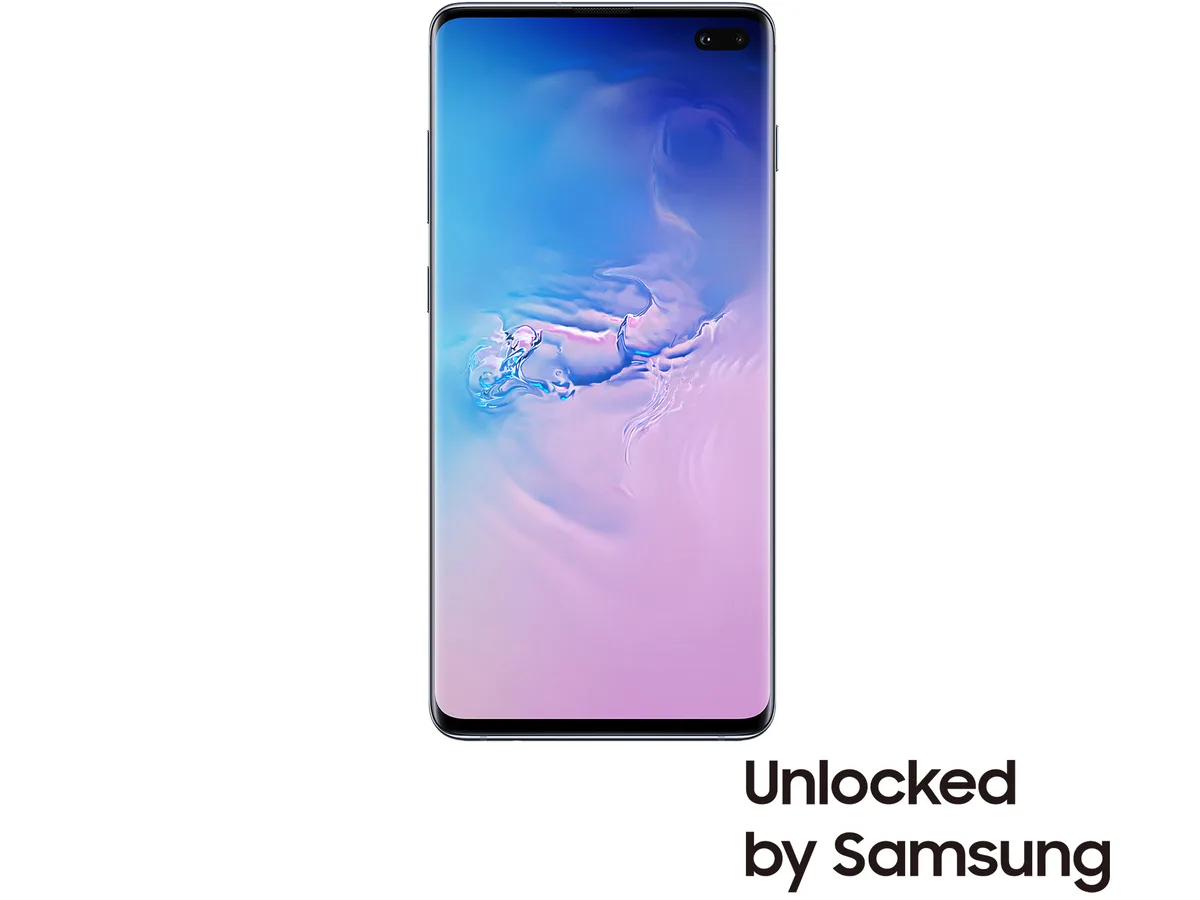 SAMSUNG SAMSUNG SM-G975UZBAXAA Galaxy S10+ 128GB Prism Blue 8GB RAM cell phones - unlocked — product photo