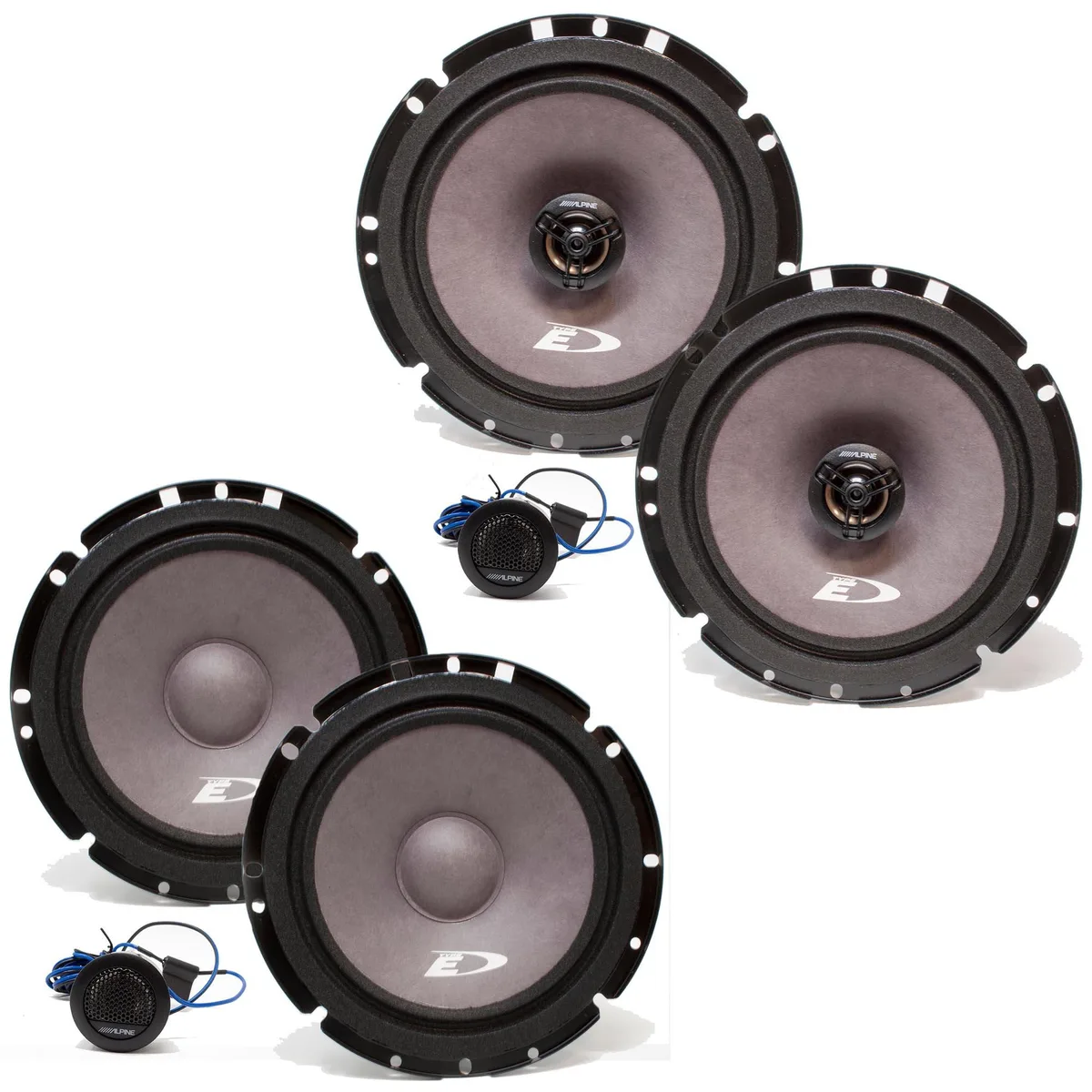 Alpine Alpine SXE-1751S 6.5" Component &amp; SXE-1726S 6.5" Coax Speaker Bundle — product photo