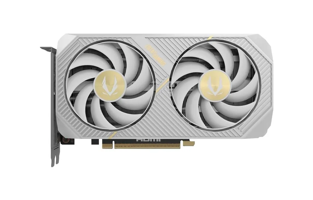 ZOTAC ZOTAC GeForce RTX 5060 Ti 8GB Twin Edge OC White ZT-B50610Q-10A graphics card — product photo