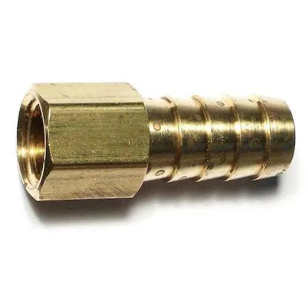 MIDWEST FASTENER CORP MIDWEST FASTENER CORP 33687 Brass Female Hose Barbs 2PK — product photo