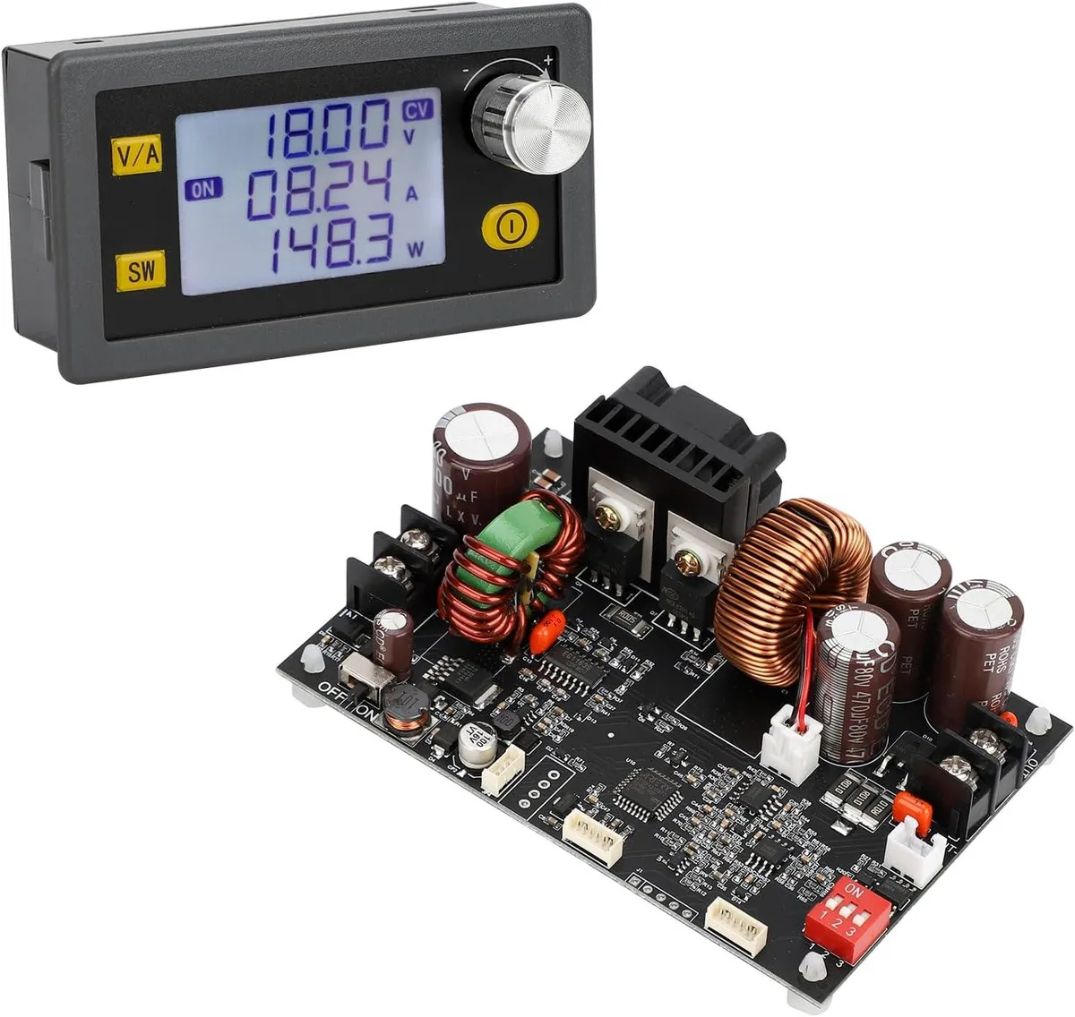 GCON GCON Gender Changer 6-70V 0-60V 10A 600W LCD Fan — product photo