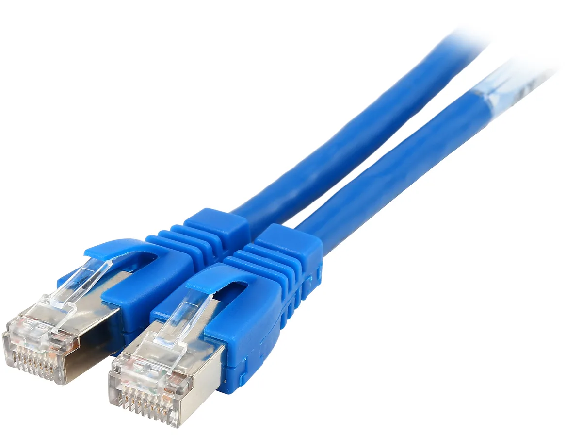 Tripp Lite Tripp Lite N262-001-BL network ethernet cable 1 ft Cat6a shielded blue — product photo
