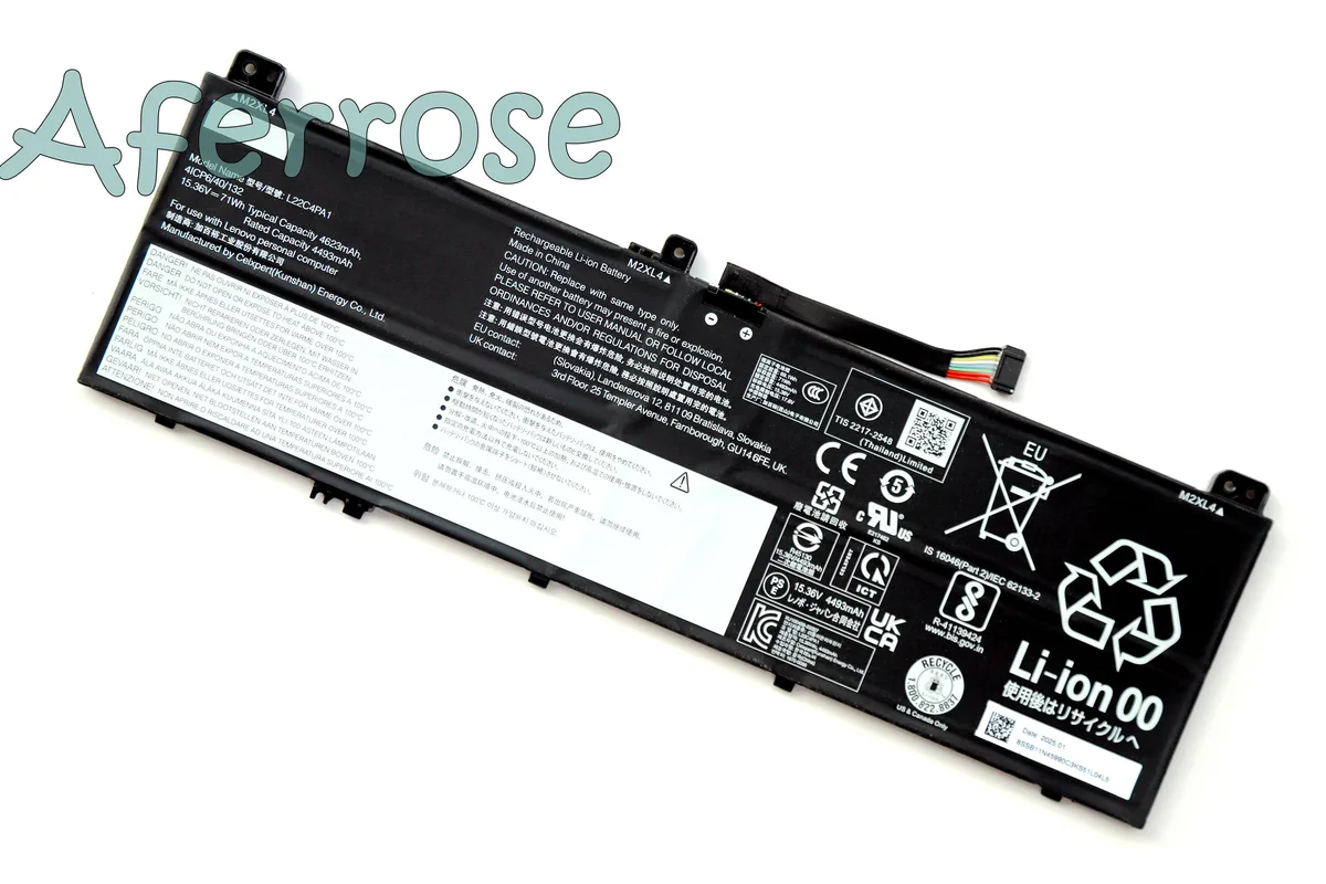 GOLDIX GOLDIX L22C4PA1 L22D4PA1 L22M4PA1 71Wh 15.36V laptop battery — product photo