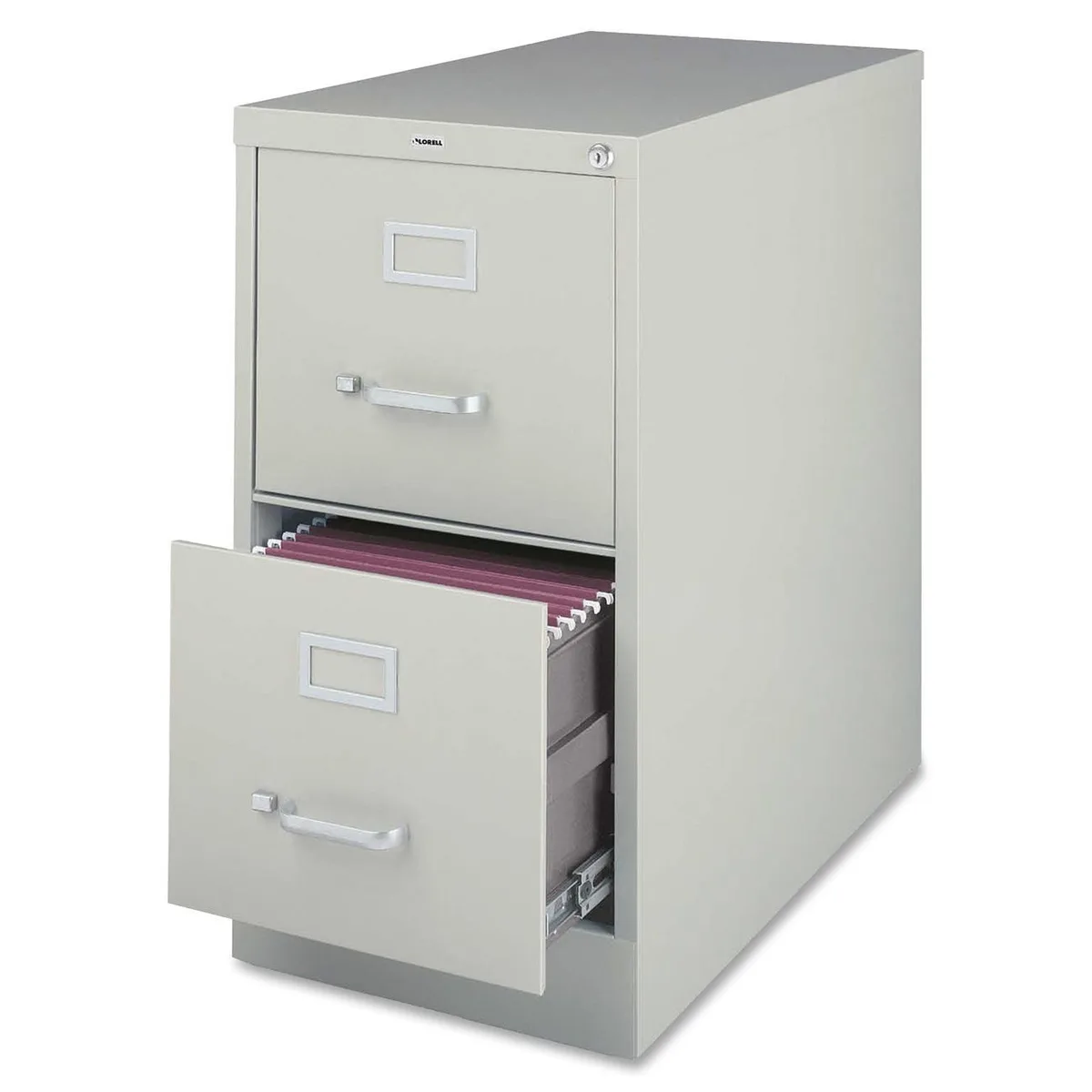 Lorell Lorell 42292 Vertical File 2-Drawer 15x22x28 LGY — product photo
