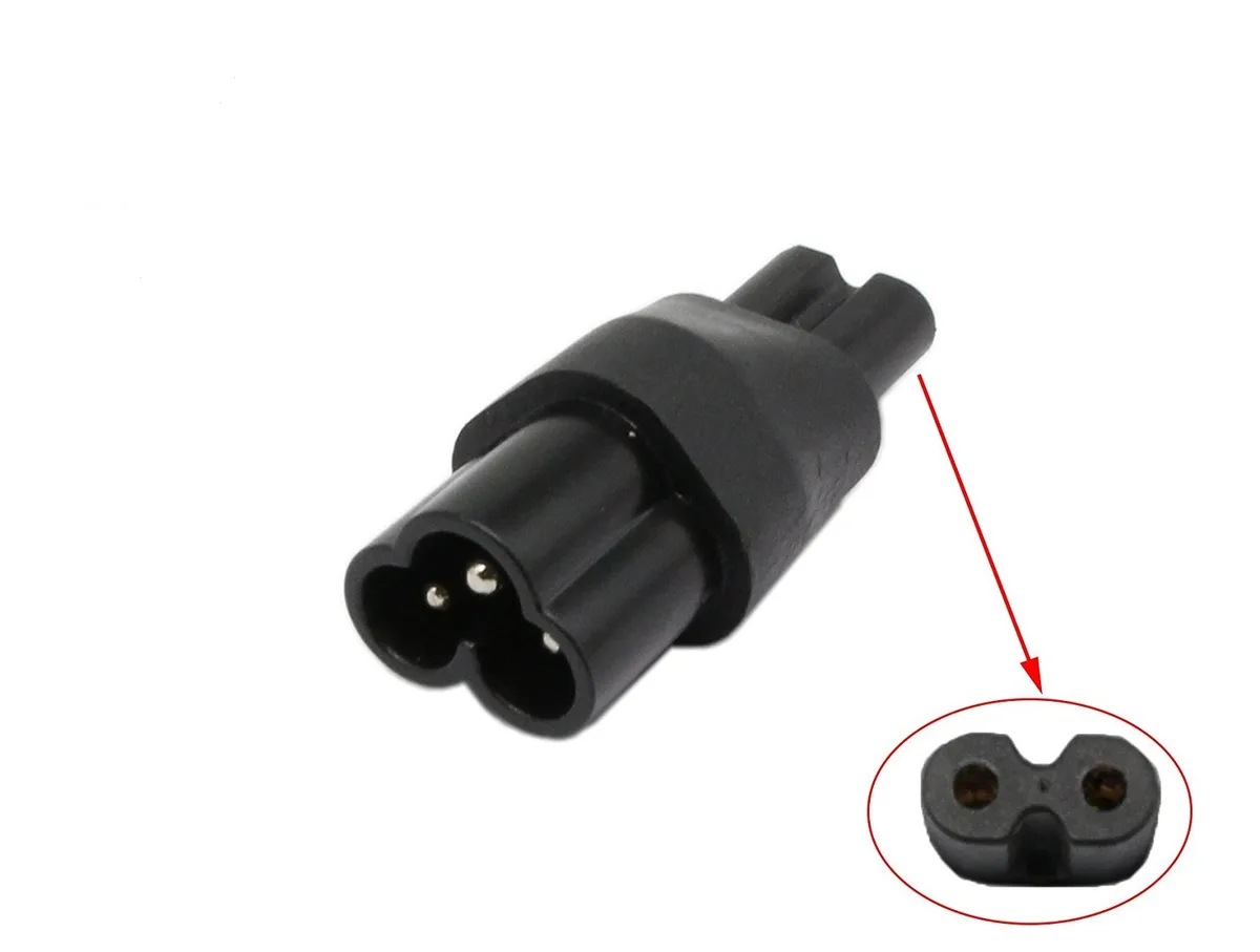 TeKit TeKit IEC 60320 C6 to C7 Power Adapter 2 Pack — product photo