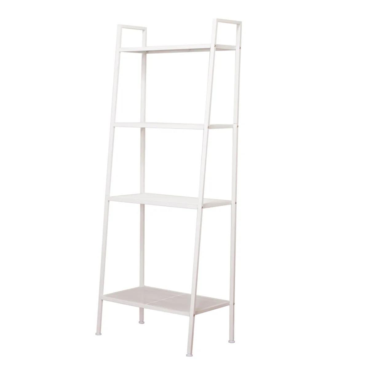 HANNORD HANNORD 4-Tier Ladder Bookshelf White 23.6"L x 13.8"W x 57.9"H — product photo