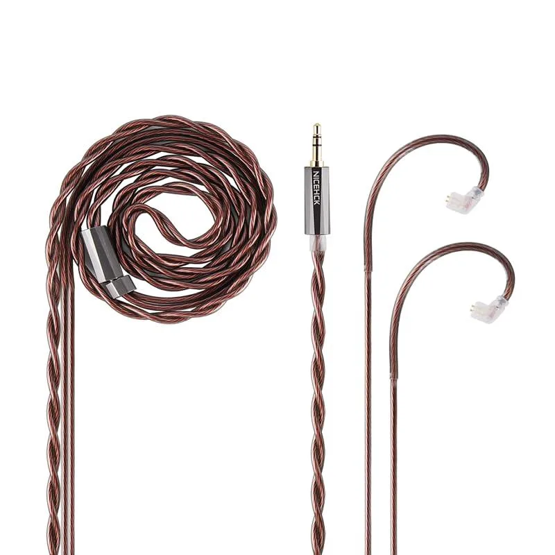 LORDWORLD LORDWORLD 7N OCC IEM Cable 0.78mm 2Pin QDC 3.5mm 4.4mm — product photo