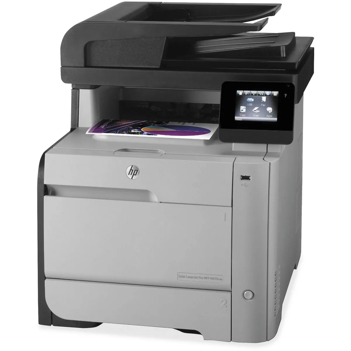 HPE HPE Color LaserJet Pro M476NW MFP wireless colour laser printer — product photo