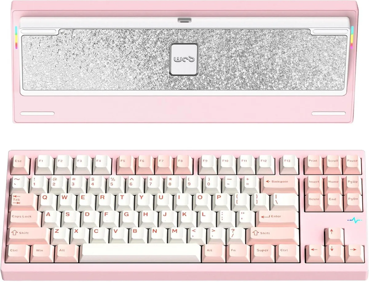 BFKK BFKK CRUSH80 80% RGB Gaming Keyboard Pink — product photo