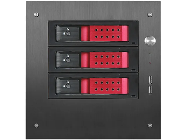 iStarUSA Inc. iStarUSA Inc. S-35-3DE1RD server chassis 3×3.5″ hot-swap trayless mini-ITX tower — product photo