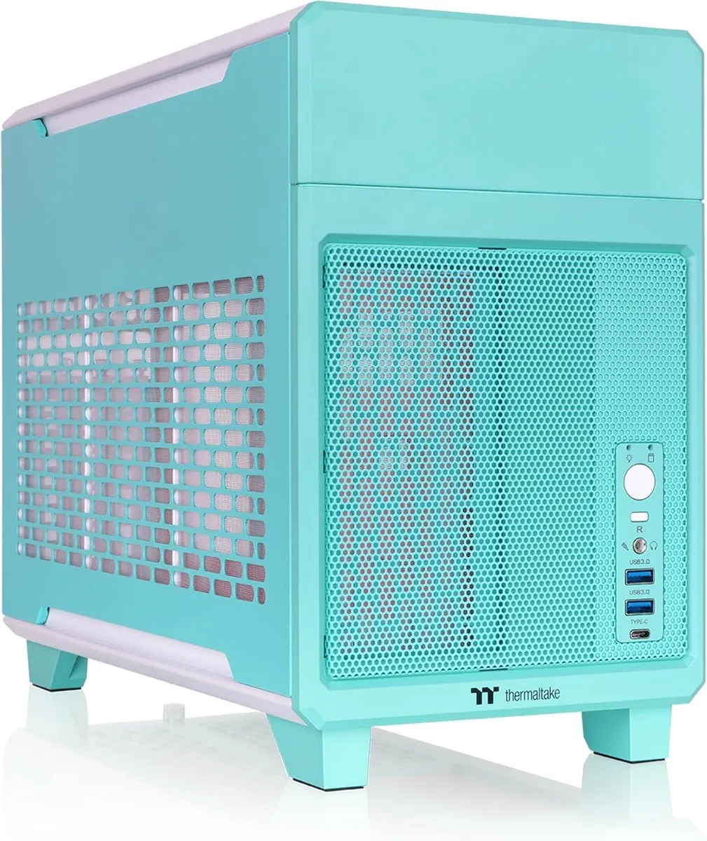 Thermaltake Thermaltake TR100 Mint Strawberry PC Case CA-11A-00SLNN-00 — product photo