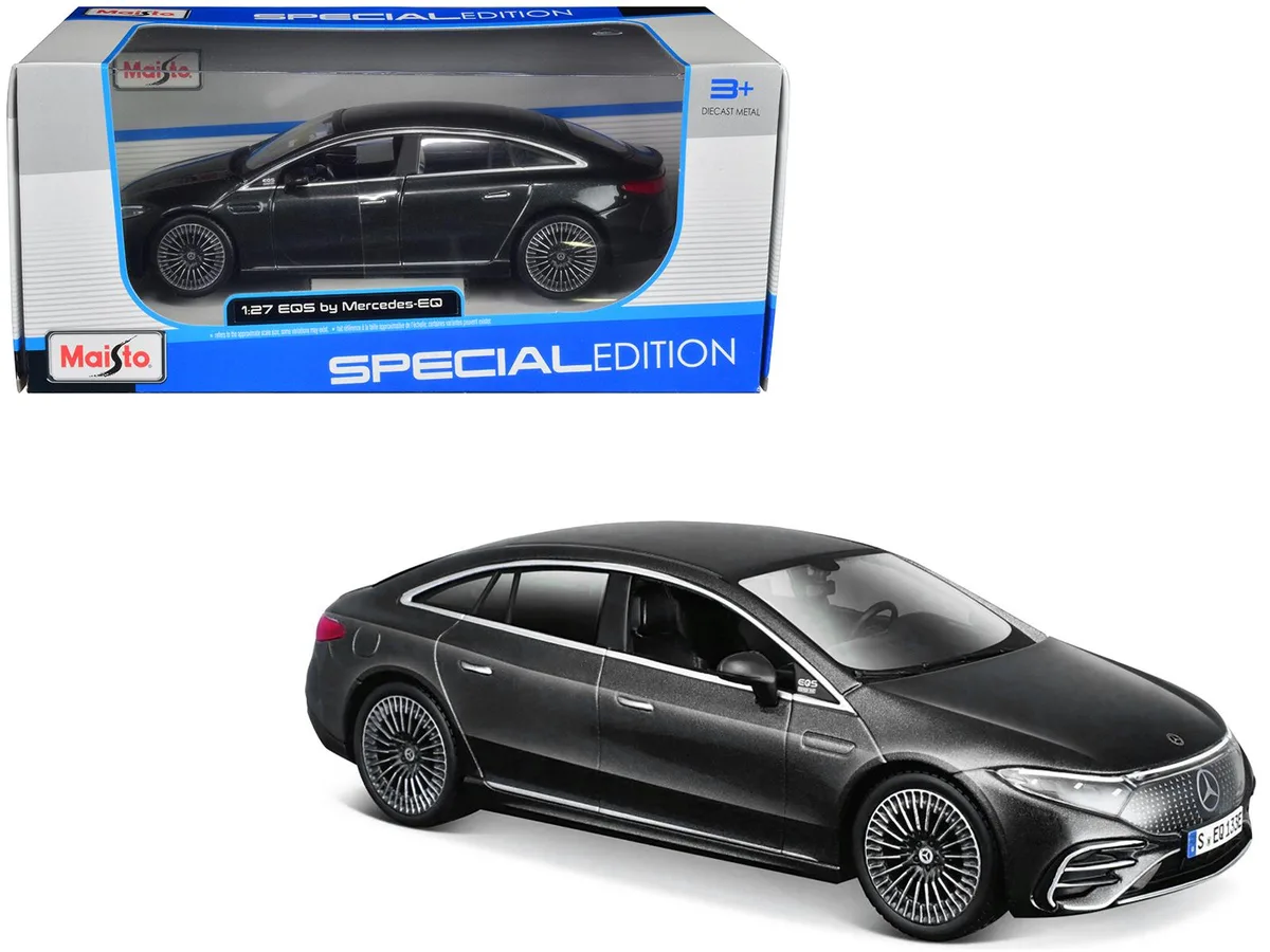 Maisto Maisto Mercedes-Benz EQS Gray Metallic Special Edition 1/27 Diecast Car — product photo
