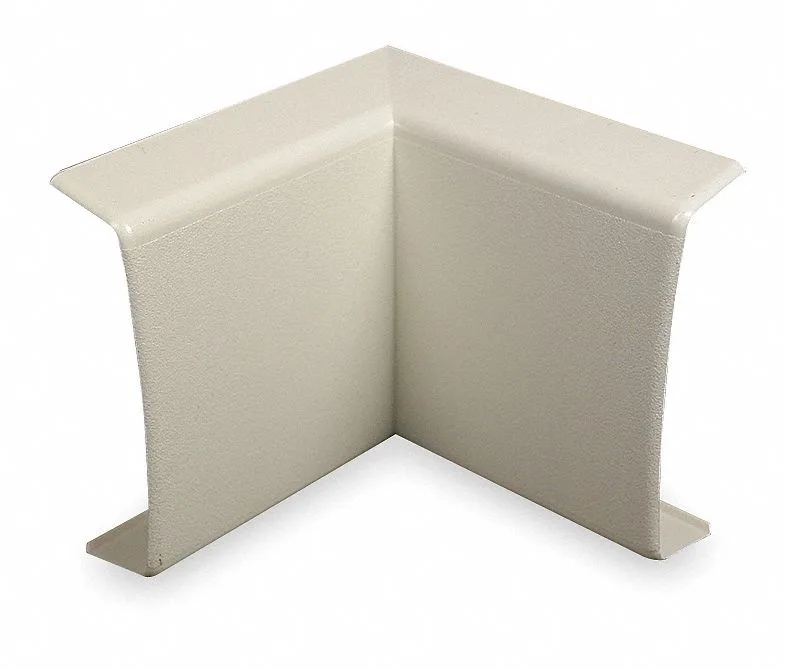 Ivory PVC internal elbow fitting for 2300 series raceway