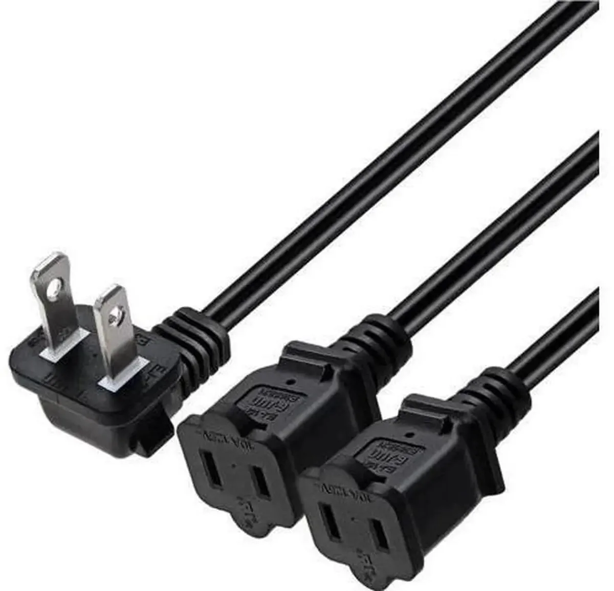 SMUGDESK SMUGDESK 90 Degree 2ft Power Splitter Cord — product photo