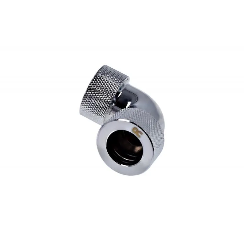 Alphacool Alphacool HT 16mm HardTube Compression Fitting 90° Elbow Chrome 17297 — product photo