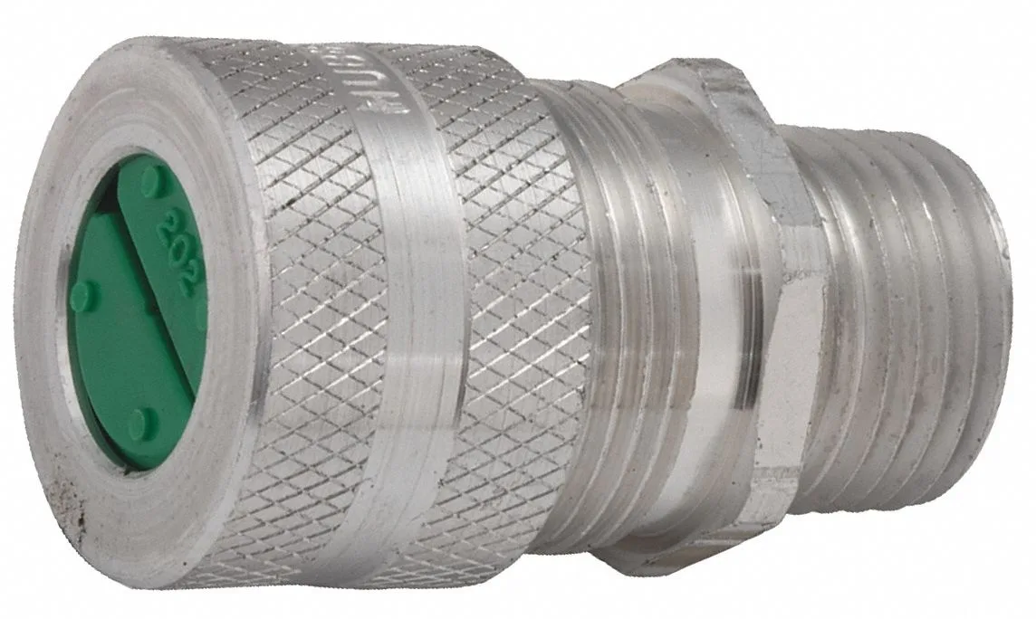 Hubbell Incorporated Hubbell Incorporated RACO 4801-3 Cord Connector Silver 7/8 in Aluminum — product photo
