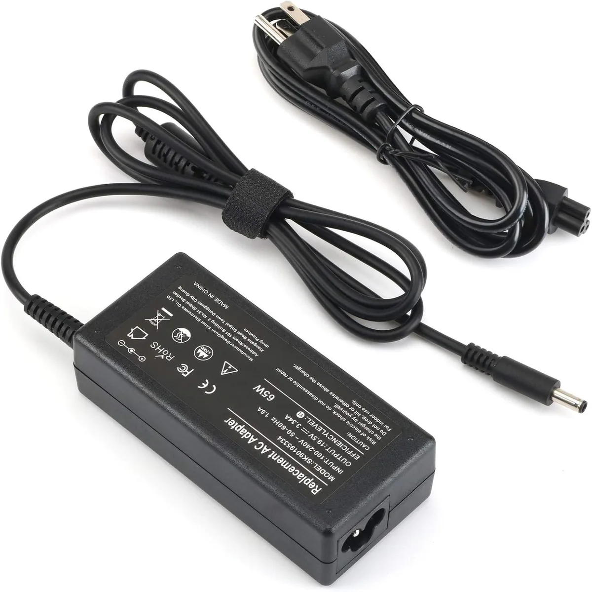 myVolts myVolts 65W AC Adapter 19.5V 3.34A 4.5mm×3.0mm for Dell Inspiron — product photo