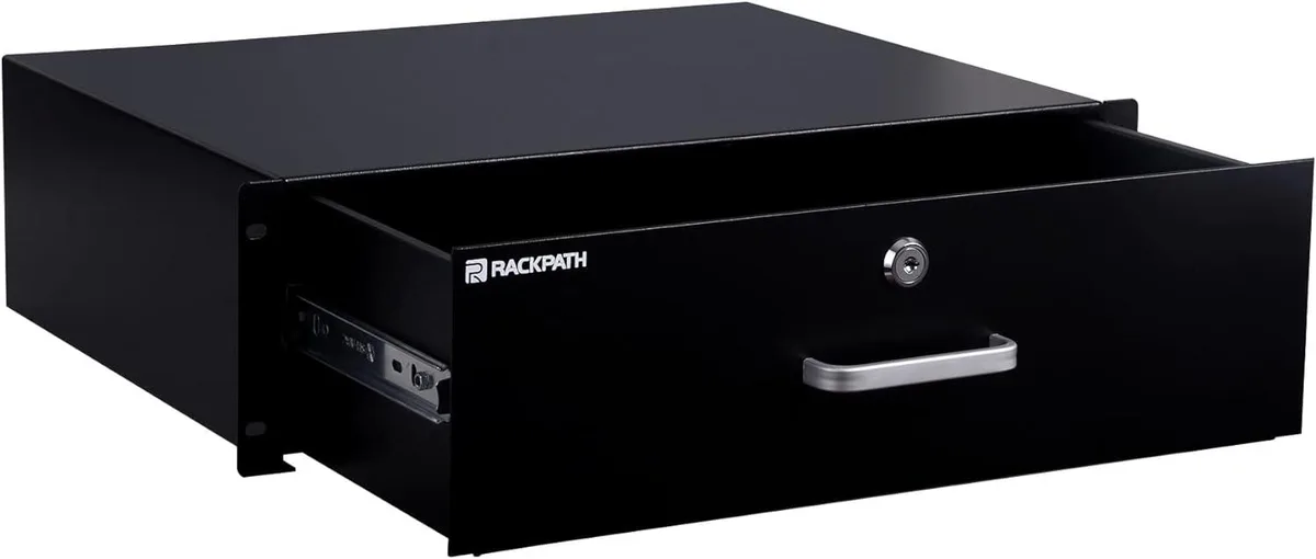 BFKK BFKK 3U Rack Mount Drawer 19in Lock Key 14.3in Deep — product photo