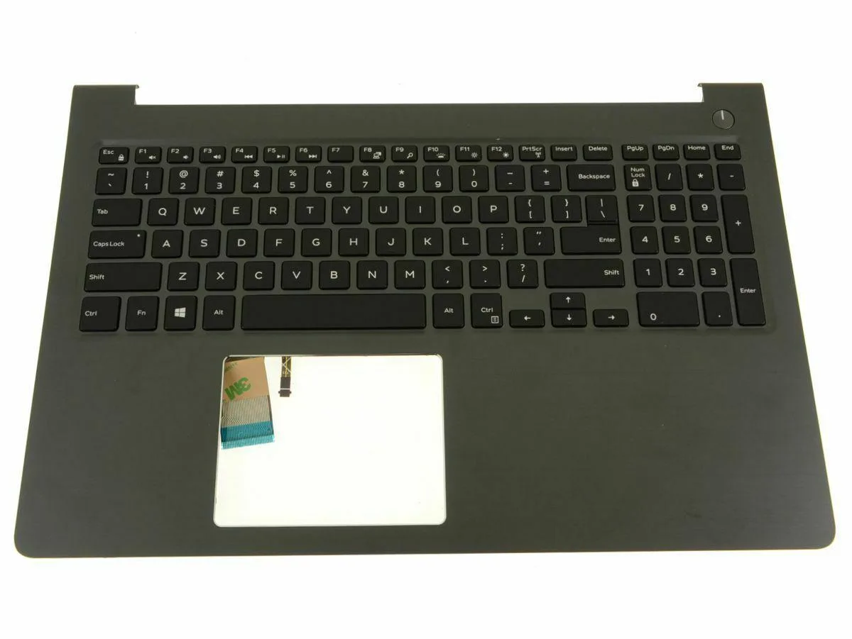 DELL DELL Vostro 15 5568 Palmrest Assembly Backlit Keyboard M05MR Black laptop replacement part — product photo