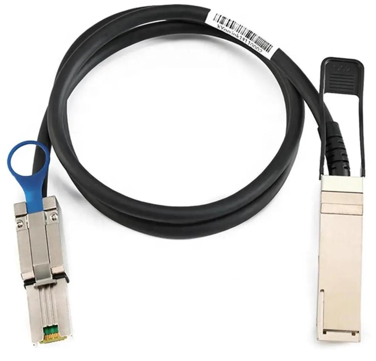 SMUGDESK SMUGDESK QSFP 40G SFF8436 to MiniSAS HD SFF8088 Cable 28AWG NetApp DS4243 DS4246 2M — product photo