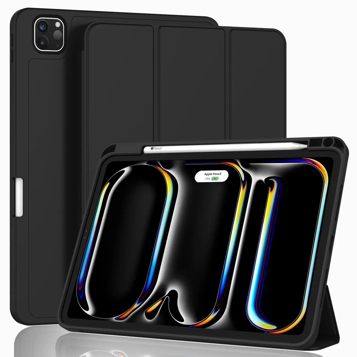 ZryXal A3357 iPad Pro 11-inch case (M5 2025 / M4 2024) Black — product photo