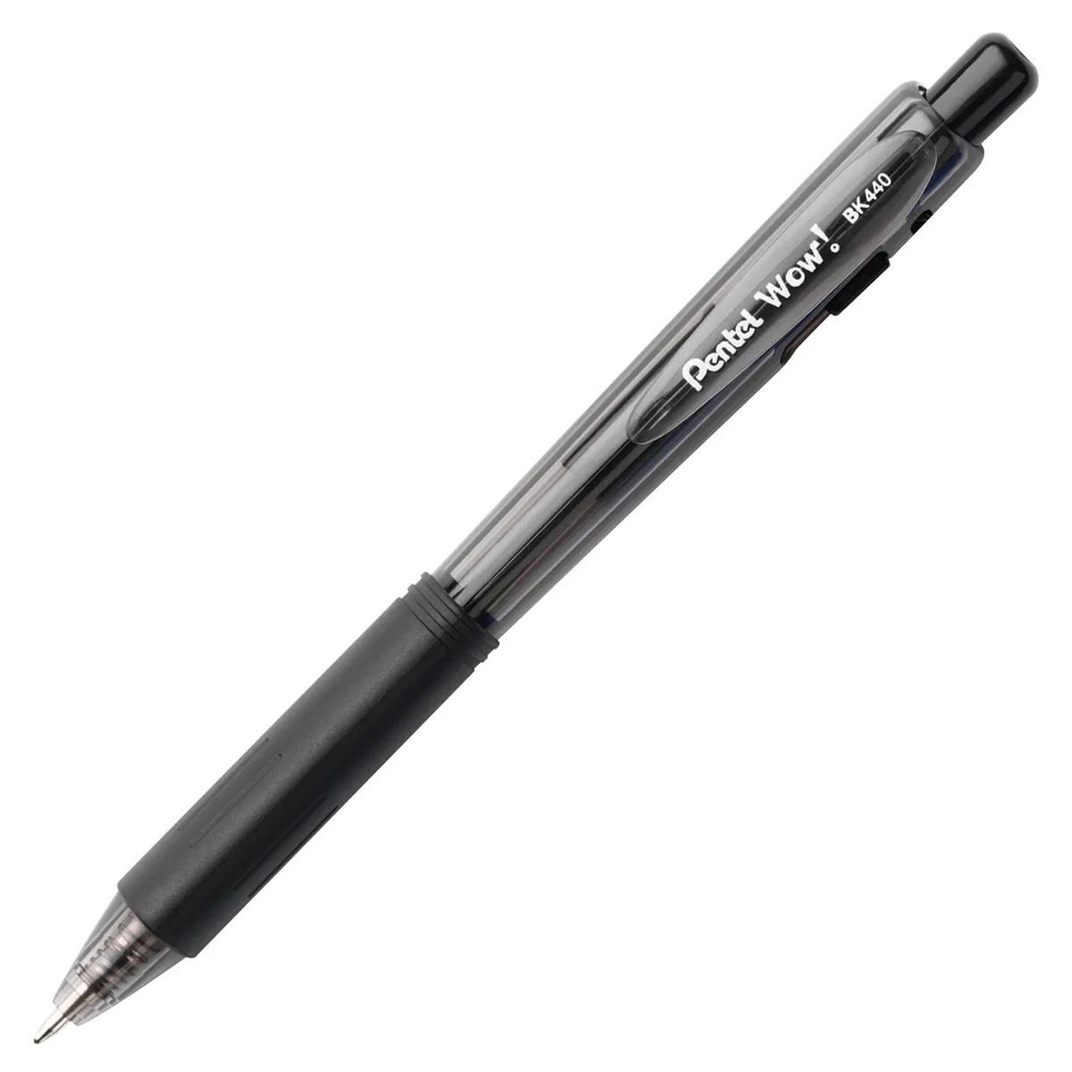 Pentel of America, Ltd. Pentel of America, Ltd. BK440A Retractable Ballpoint Pens Black Medium 1 Dozen — product photo