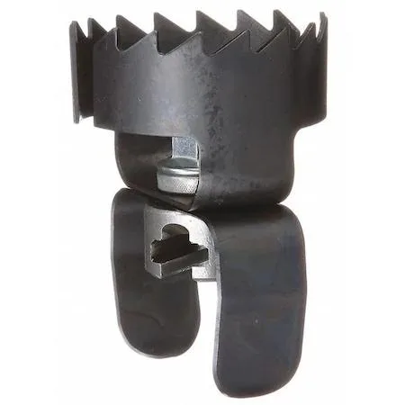 Spiral saw-tooth cutter head, female coupling, 61970