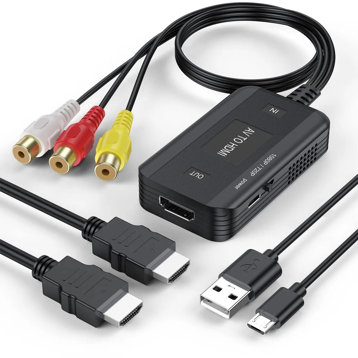  AVer Media Converter Composite to HDMI 1080P@60Hz Black — product photo