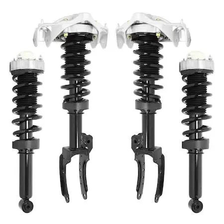 Unity suspension conversion kit with four preassembled strut assemblies for Audi Q7 Porsche Cayenne Volkswagen Touareg