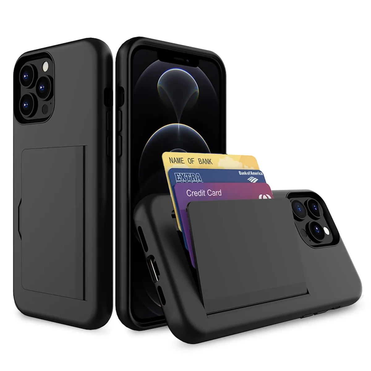 Rome Tech Rome Tech iPhone 13 Pro Max Dual-Layer Wallet Case — product photo
