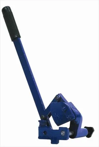 Blue steel drum deheader with plastic grip, 20.68 in long