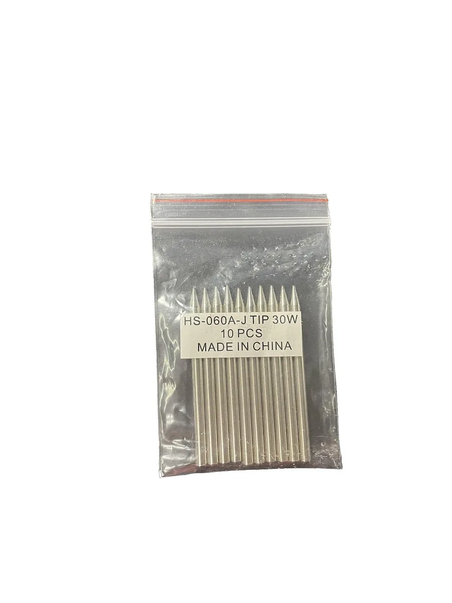 ProTechTrader ProTechTrader 10 Pack 3.7mm 58mm 60 Degree Conical Soldering Tips — product photo