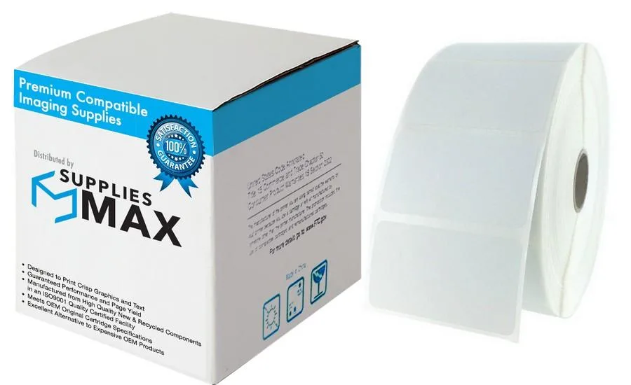 SuppliesMax SuppliesMax Direct Thermal Labels 2.25in x 1.25in 1in Core 1135 Labels — product photo