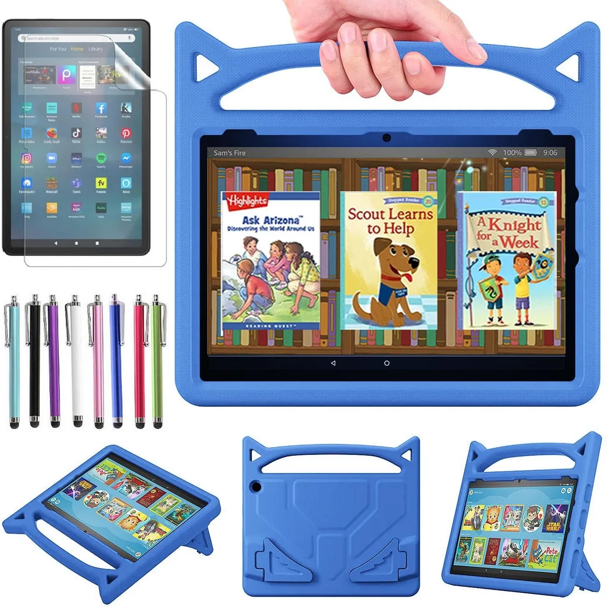anicestore anicestore Fire Max 11 13th Gen 2023 11" Tablet Case Blue — product photo