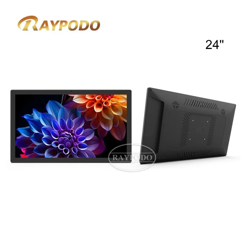RAYPODO RAYPODO 23.8" RK3566 2GB+16GB Android 11 POE Black all-in-one PC — product photo