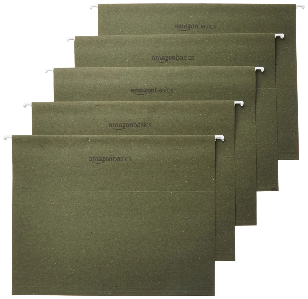  Amazon Basics AMZ100 Hanging File Folders Letter Size Green 25-Pack — product photo