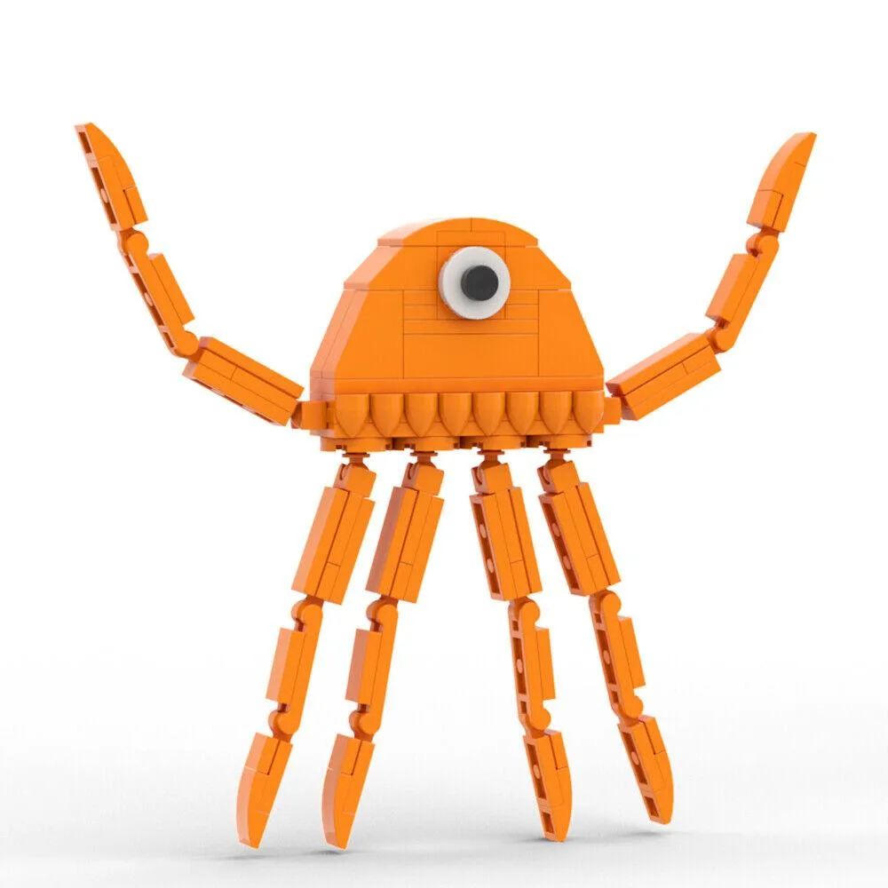 ZITIANYOUBUILD ZITIANYOUBUILD Orange Jellyfish Monster Micro 97 Pieces — product photo