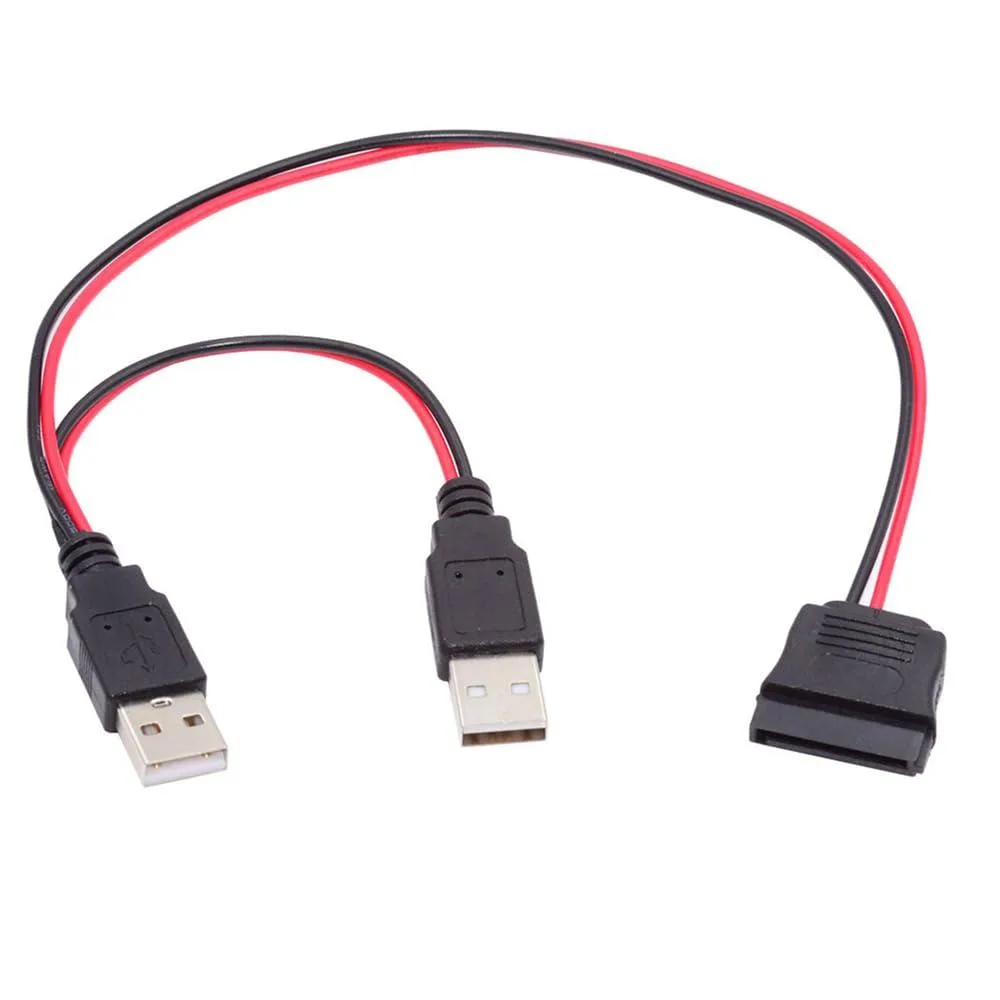 Fervit Fervit USB 2.0 to SATA 15-pin Y power cable 30cm — product photo