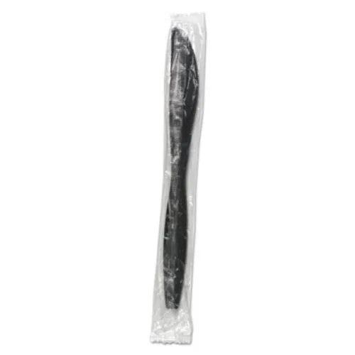 Boardwalk Boardwalk KNIHWPPBIW Heavyweight Wrapped Polypropylene Knife Black 1000 — product photo