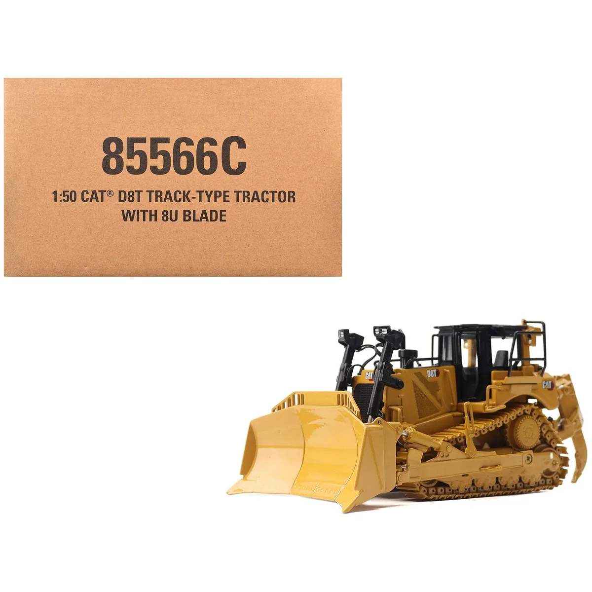DieCast Masters DieCast Masters CAT D8T Tractor 8U Blade Operator Core Classics 1/50 hobby collectible — product photo