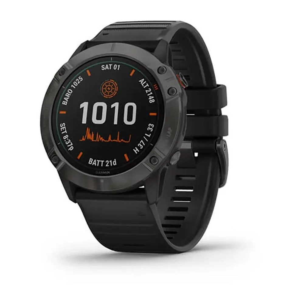 Garmin Garmin fenix 6X Pro Solar Carbon 51mm smart watch — product photo