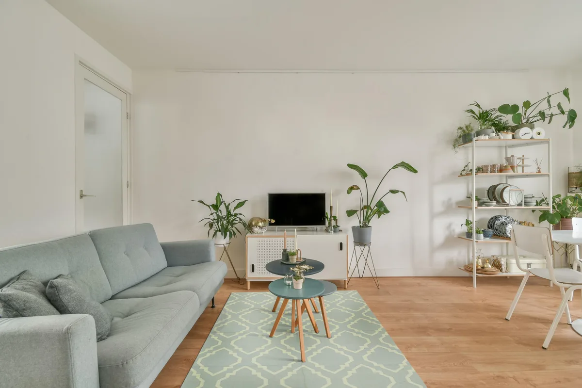EORC EORC DM94BL5X8 Handmade Wool Reversible Kilim Rug, 5' x 8', Blue — product photo