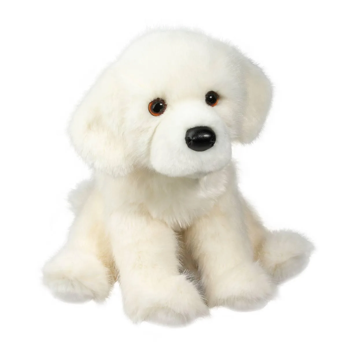 Douglas Toys Douglas Toys Everest White Retriever 12" sitting plush — product photo