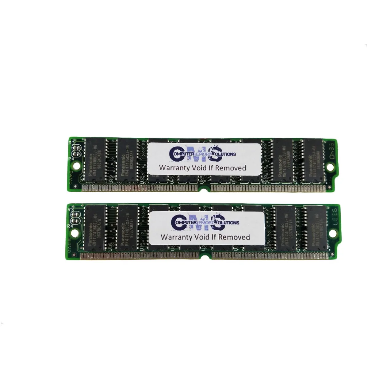 Computer Memory Solutions Computer Memory Solutions CM3264EDOSIMM 64MB (2×32MB) EDO 60ns 72-Pin SIMM Kit — product photo