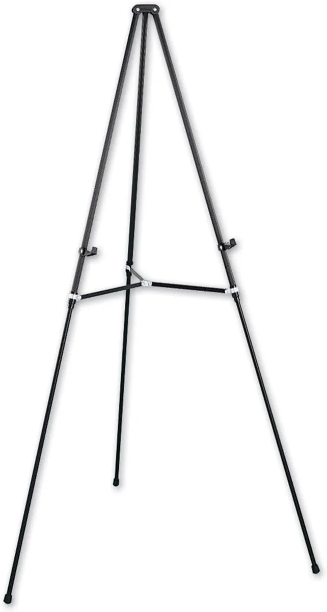 PISKEKAT PISKEKAT Telescoping Easel 66" 25 lbs Black 51E — product photo