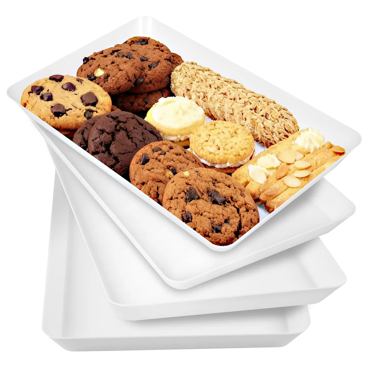  Decolav ST-4PC bath storage 4 pack 14.33in W x 12.83in H x 9.06in D black — product photo